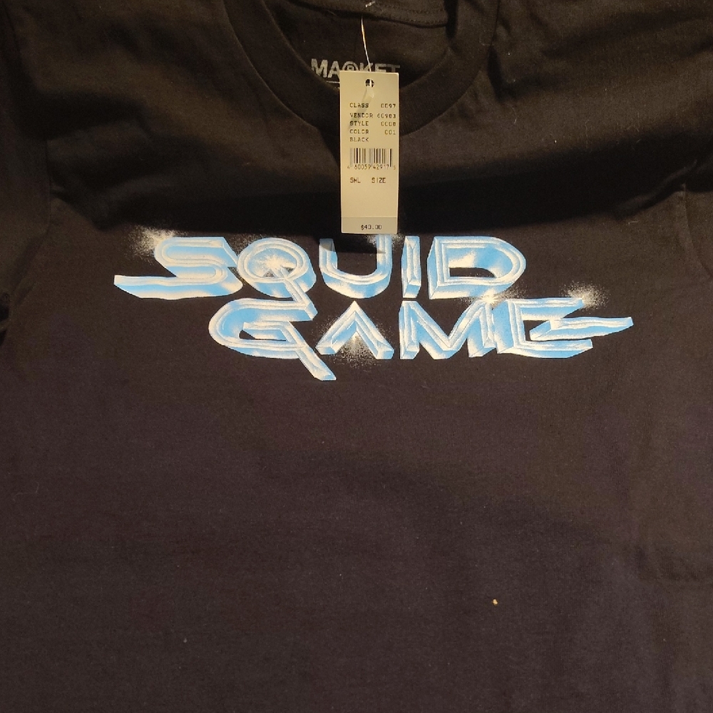 Black Squid Game Graphic Tee